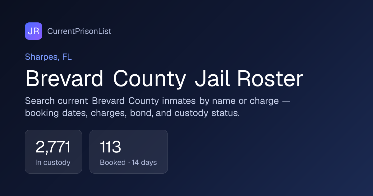 Joel Brown Booking Record | Brevard County, FL