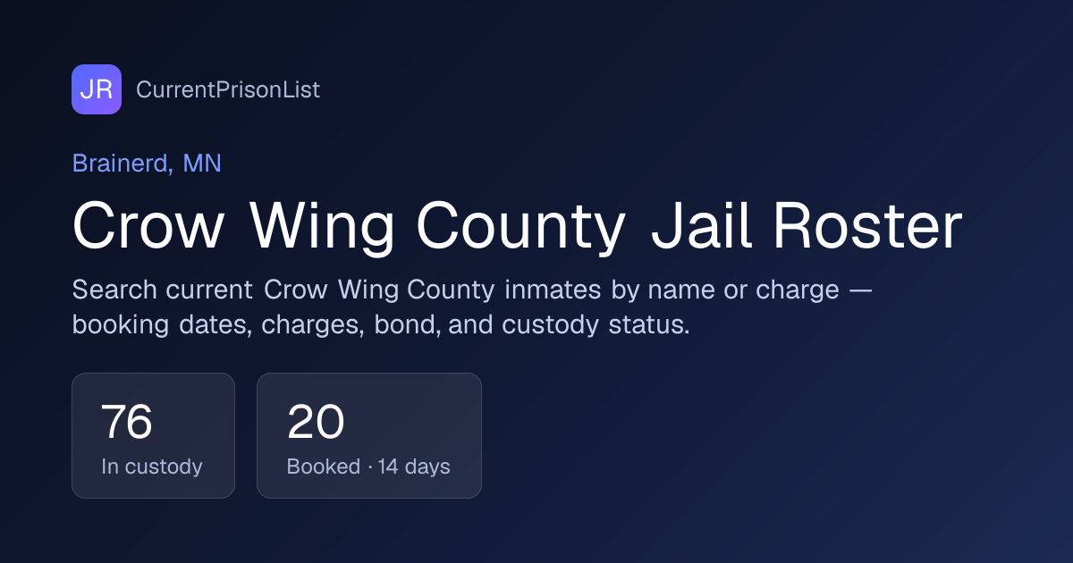 Shane Brian Addison Booking Record | Crow Wing County, MN